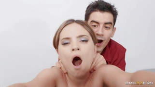 Irina Cage gets fucked by Jordi standing
