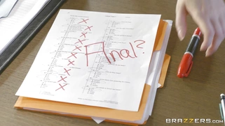 Horny student Lauren Phillips seduces her professor to get a better grade