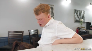 Syren De Mer gives nice blowjob to Jimmy Michaels