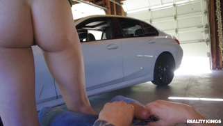 Teen Hazel Moore rides hard prick in POV