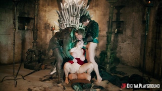 Rebecca More gets her ass and mouth fucked