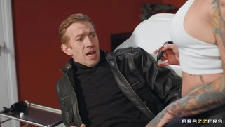 MILF Ava Austen is sucking Danny D's giant cock