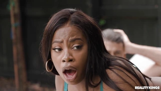 Kaiya Rose gets fucked by Jmac on sunbed