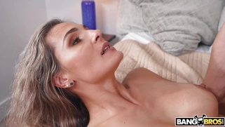 Busty Mandy Rhea gets her shaved pussy nailed by Johnny Love