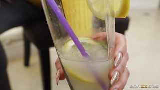 Cherie DeVille is sucking cock in toilet