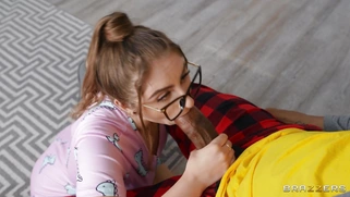 Lily Larimar and Penelope Kay are sucking big black dick