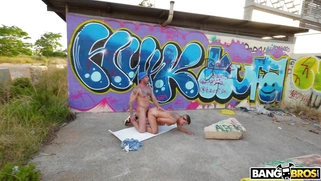 MILF Angel Rivas gets aassfucked doggystyle