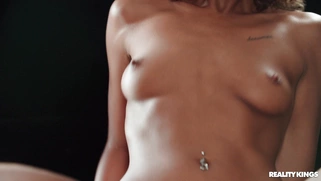 Romy Indy is fucking thick dick in cowgirl position