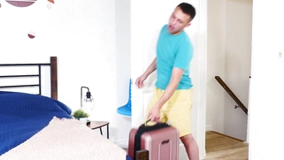 Kenzi Foxx gives nice blowjob to Johnny Love