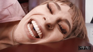 Angel Youngs, gets fucked by John Long doggystyle in POV