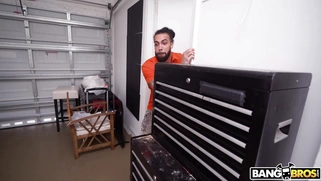 Graycee Baybee gets assfucked doggystyle in laundry room