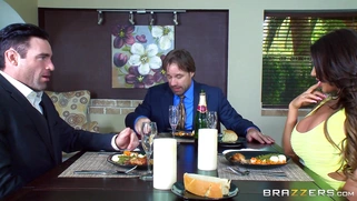 August Taylor seducing her husband's business partner