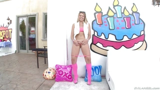 Zoey Monroe spreading her ass hole and pussy