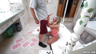 Cali Carter sucks that enormous sausage in POV