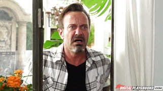 Adriana Chechik was caught getting her face covered with cum