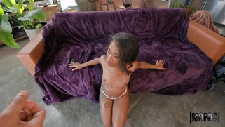 Mini Stallion is sucking Jmac's huge cock