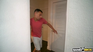 MILF Wendy Raine caught Johnny Love jerking cock