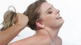 Giselle Palmer gets fucked by Justin Hunt standing