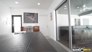 Asian Ember Snow is sucking enormous black dick