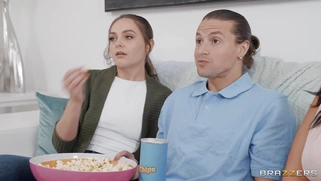 Sofi Ryan gets fucked by Jay Romero standing in the kitchen