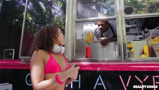 Willow Ryder is sucking huge black shaft