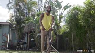 Granny Seka Black is sucking black monster cock