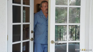 Carlita Ray on her knees is sucking Alex Mack's cock