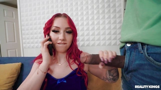 Arietta Adams is sucking black monster cock