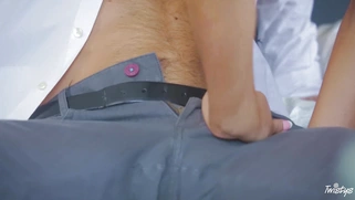 August Ames shows off her blowjob skills