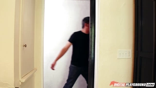 Busty mom Ava Addams caught with tits and face jizzed