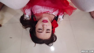 Little Red Riding Hood Kharlie Stone gets fucked by grey wolf