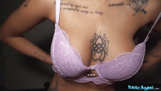 Candy Scott in glasses rides and sucks hard cock in POV