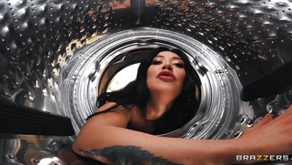 Megan Maiden on her fours gets pussy nailed by Xander Corvus