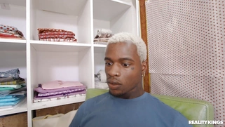 Hazel Grace is sucking Damion Dayski's huge black shaft