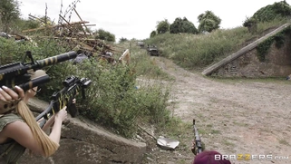 Jasmine Jae, Monique Alexander and Stella Cox are sexy soldiers on a mission