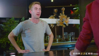 Cathy Heaven and Danny D have a sneaky anal fuck right in front of their boss