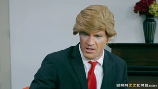 Drumpf and Clayton in a foursome with President Onama and his wife Michelle