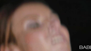 Bianca Resa rides big black boner with her shaved pussy