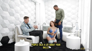 Kazumi gives blowjob to Isiah Maxwell