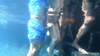 Sera Ryder being fucked standing is sucking big black dick