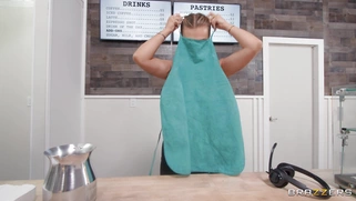 Kenzie Love is jerking Van Wylde's cock in the car