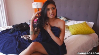 Brenna Sparks caught her roommate hiding and spying on her