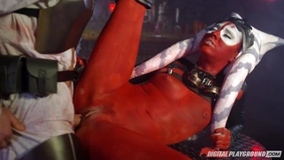 Hot teen Aria Alexander getting banged on the bar stool