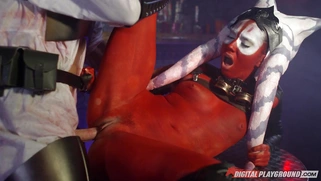 Hot teen Aria Alexander getting banged on the bar stool