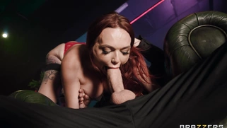 Jasmine James is sucking Danny D's huge cock