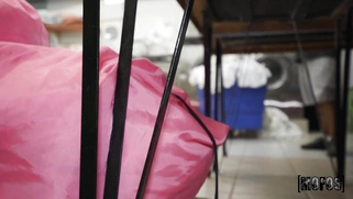 Nikki Mars rides and sucks hard rod at the laundry