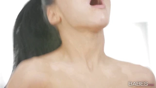 Apolonia Lapiedra rides hard rod with her trimmed twat