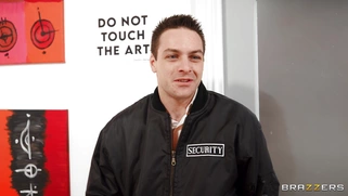 Evie Rees is sucking huge cock through the glory hole