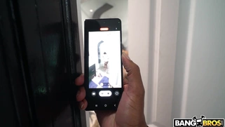 Eden West takes the shower and shows off her amazing ass