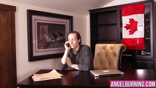 Hot chubby goth babe sucks a fat cock for her extra tip